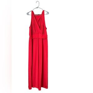 Koh Koh Red Sleeveless Maxi Dress 3X